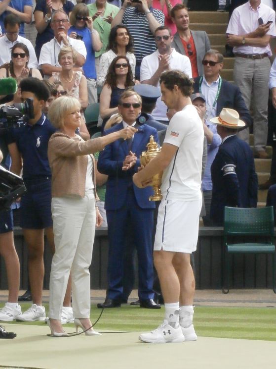 Tennis Stars Sue Barker and Andy Murray Tennis Stars Sue Barker and Andy Murray