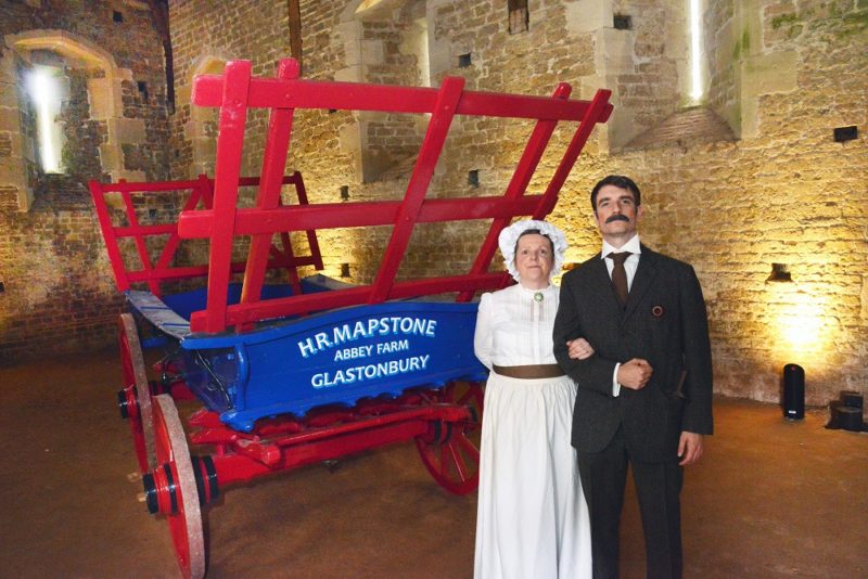 The Mapstone Wagon and Victorian re-enactors
