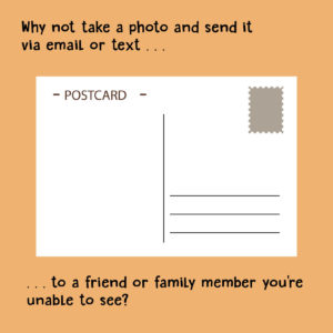 back of a postcard