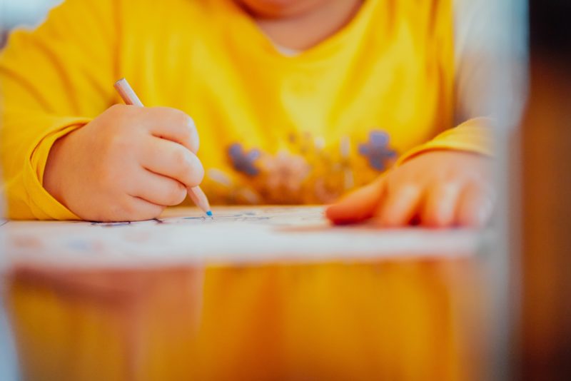 a child drawing