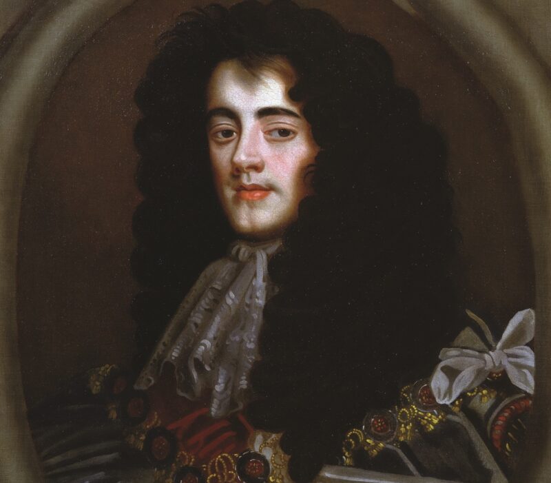 Portrait of grandly dressed Duke of Monmouth.